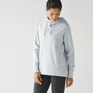 Lululemon Split Pullover Hoodie in light grey heather Size 6